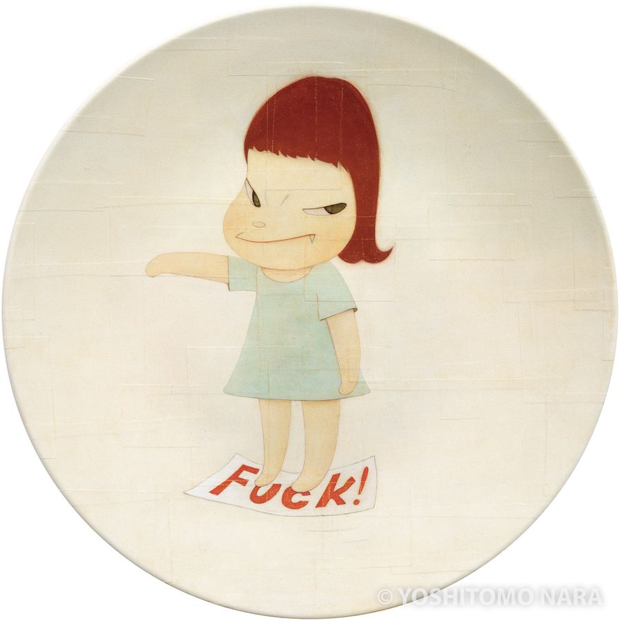 No.YNF3069 - Fuck [after overpainting] 2001–2002 | YOSHITOMO NARA