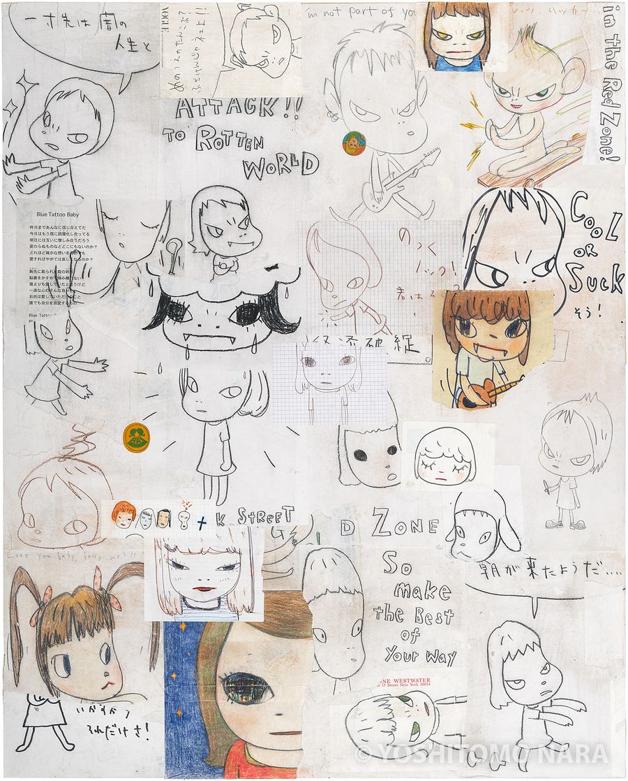 No.YNF6777 - Drawing Board 2020-2 2020 | YOSHITOMO NARA The Works