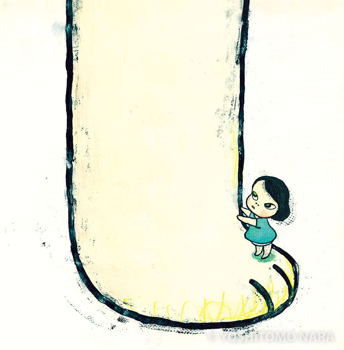 No.YNF1620 - 絵本『ともだちがほしかったこいぬ』のための装画