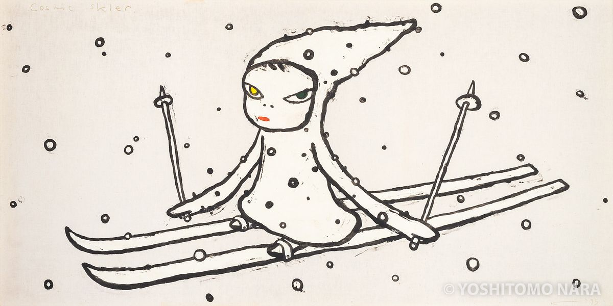 No.YNF1264 - Cosmic Skier 1995 | YOSHITOMO NARA The Works - 奈良