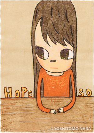 奈良美智 Hope So ED25 No.YNF5513 - Hope So 2011 | YOSHITOMO NARA The Works - 奈良美智
