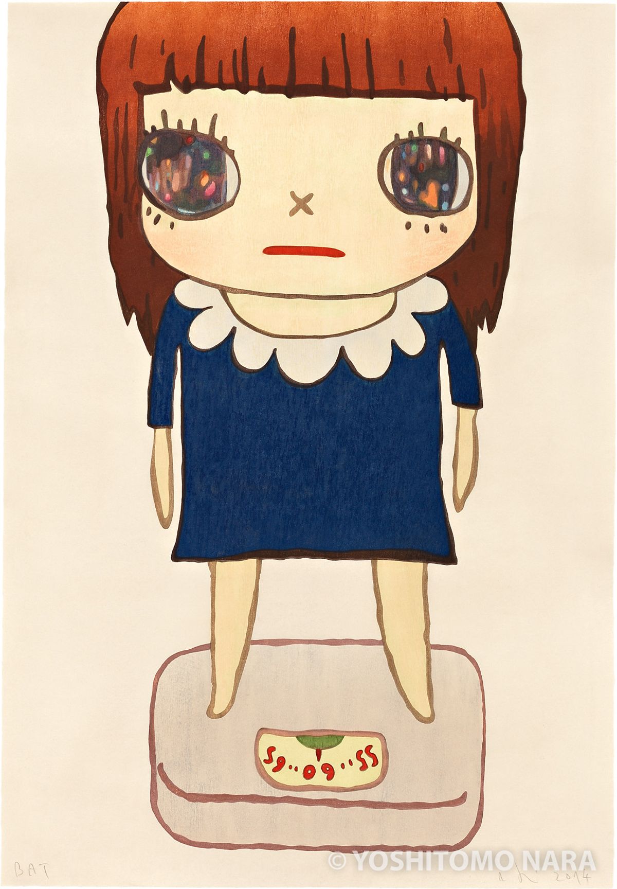 No.YNF5937 - Balance Girl 2014 | YOSHITOMO NARA The Works