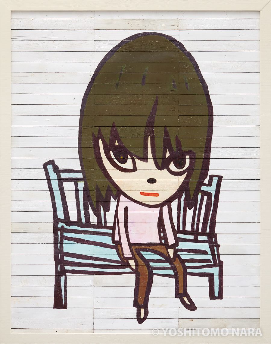 No.YNF4416 - Broken Heart Bench 2006 | YOSHITOMO NARA The Works