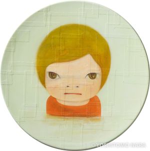 奈良美智 サルの女の子 F6号 YOSHITOMO NARA The Works - 奈良美智オンラインカタログレゾネ