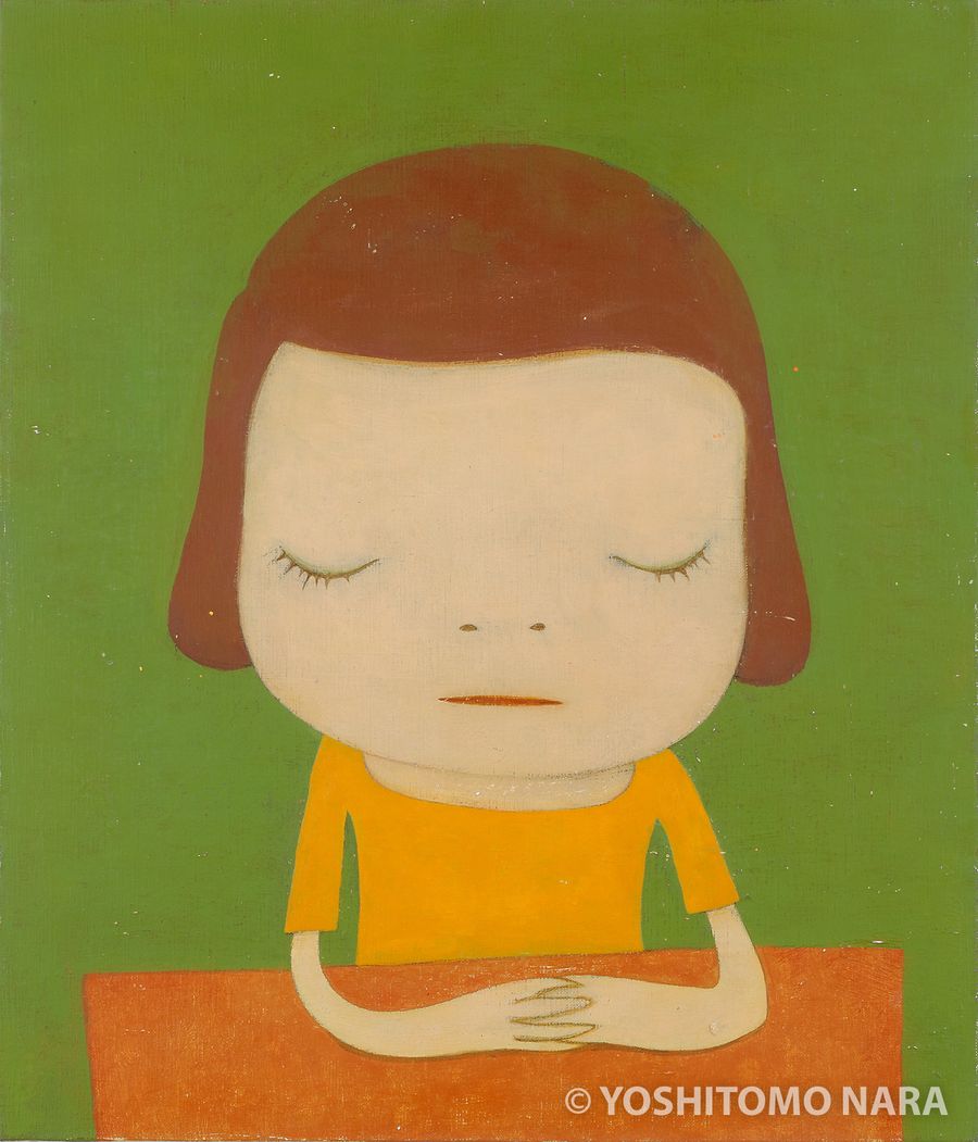 奈良美智 Jolie the Little Thinker オフセットポスター B2ポスター Jolie the Little Thinker / Yuz – YOSHITOMO NARA