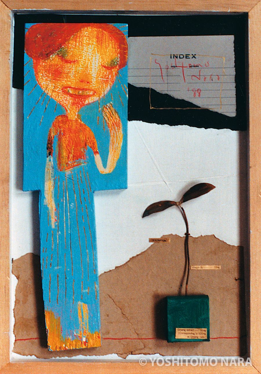 No.YNF131 - Untitled 1988 | YOSHITOMO NARA The Works - 奈良美智