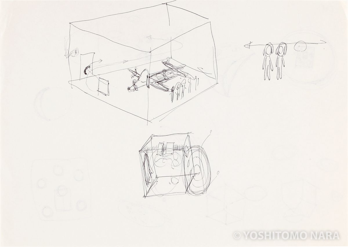 No.YNF4406 - 奈良美智展「Moonlight Serenade-月夜曲」のための