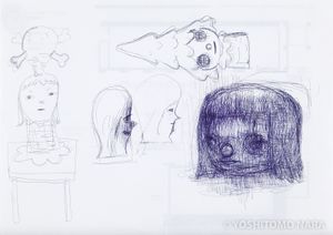 JPS GALLERY　OKOKUME　オコクメ　KAWS 奈良美智 No.YNF6826 - 猫目少女 2020 | YOSHITOMO NARA The Works - 奈良