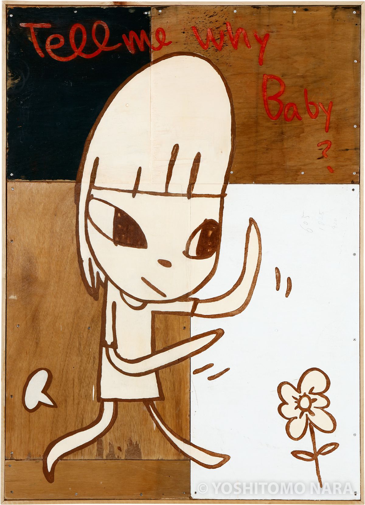 No.YNF6898 - Tell Me Why Baby? 2021 | YOSHITOMO NARA The Works